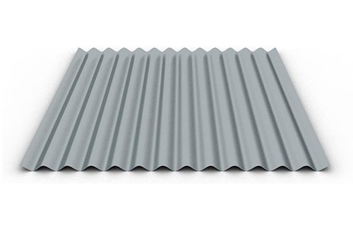 Corrugated aluminum panel